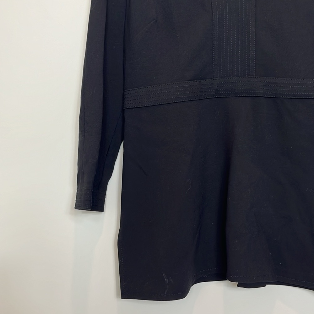 Sigrid Olsen black top size 14 - Picture 2 of 8